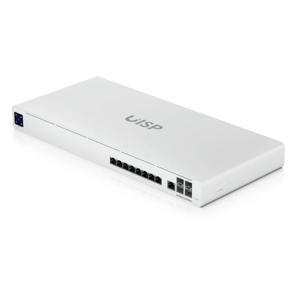 UISP Router Pro – Router 10 GbE para ISP con Switch Capa 2 Integrado, Enrutamiento Avanzado y Rendimiento NAT de hasta 9.5 Gbps