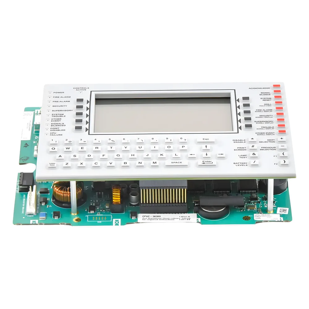 Unidad central de procesamiento con pantalla LCD de 640 caracteres y teclado QWERTY, en inglés, para panel de detección de incendio NFS2-3030 – vista 4