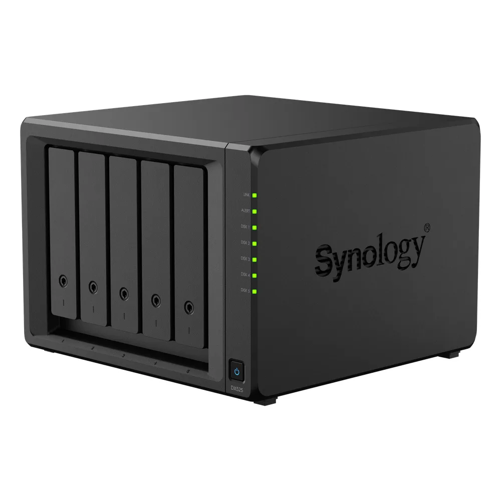 Unidad de Expansión DX525 | 5 Bahías para Unidades 3.5" y 2.5" | Intercambio en Caliente | Compatible con Synology DiskStation. – vista 4