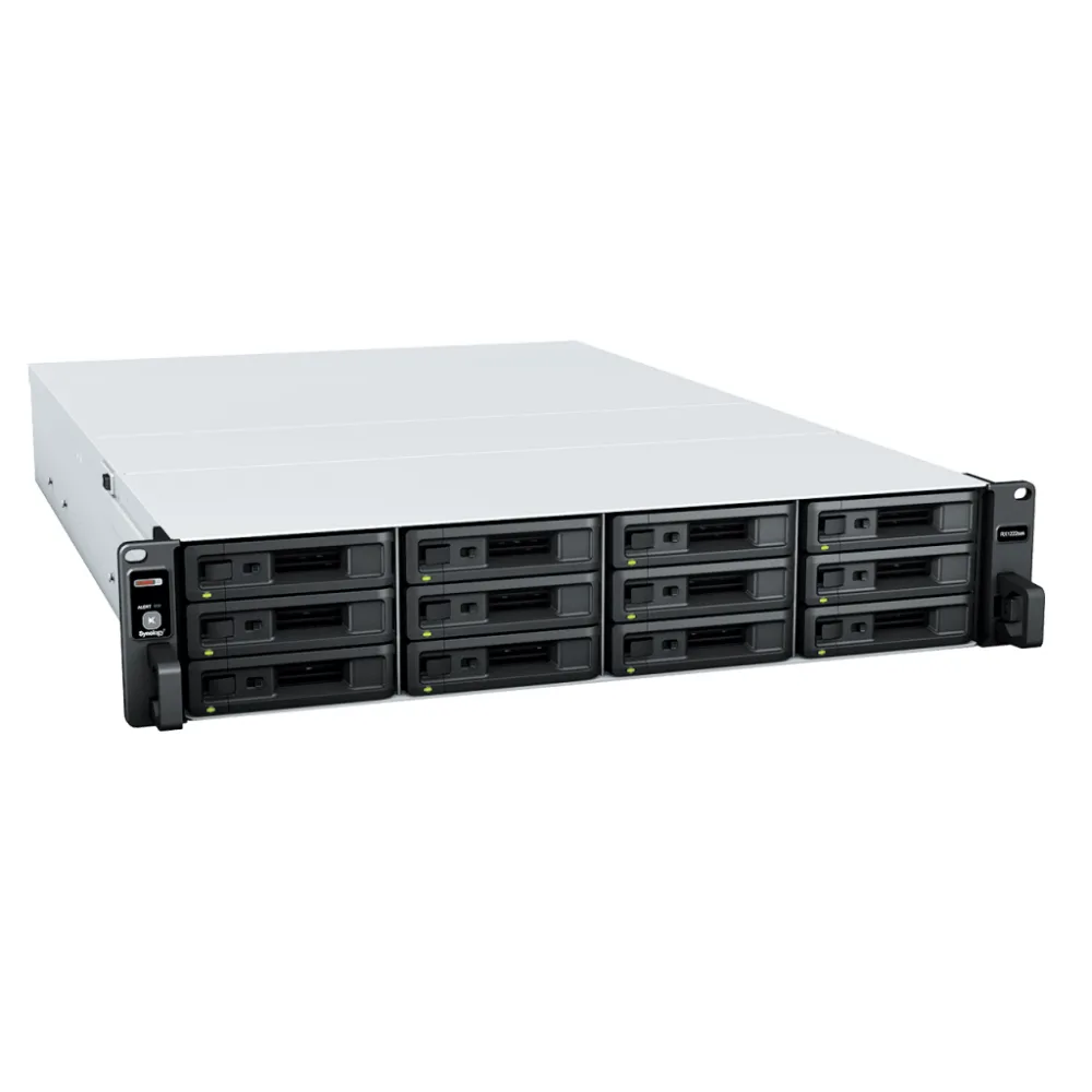 Unidad de Expansión RX1222sas | 12 Bahías SAS/SATA 3.5" o 2.5" | Diseño Redundante | Fuentes de Alimentación Dobles | Compatible con Unidades Synology. – vista 3
