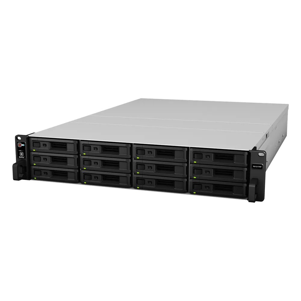 Unidad de Expansión Synology RX1217/RX1217RP | 12 Bahías de Disco | Compatible con RackStation 2U | Expansión de Volumen en Línea | Fuentes de Alimentación Redundantes (RX1217RP) | Administración DSM. – vista 4