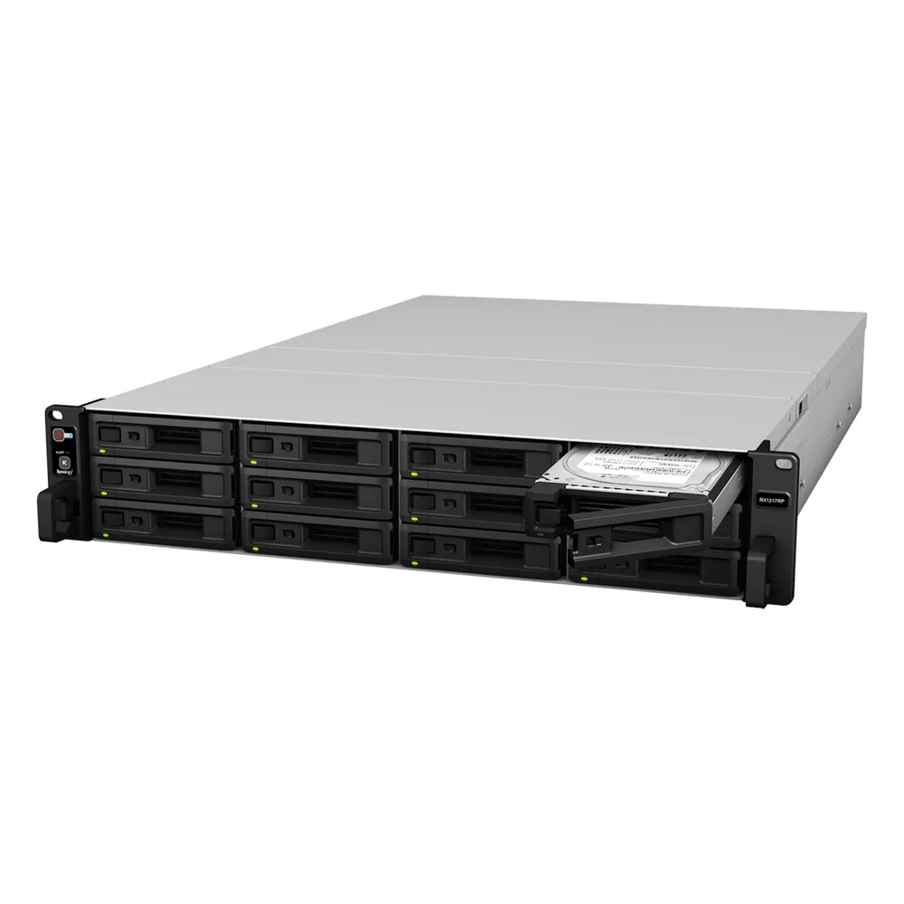 Unidad de Expansión Synology RX1217/RX1217RP | 12 Bahías de Disco | Compatible con RackStation 2U | Expansión de Volumen en Línea | Fuentes de Alimentación Redundantes (RX1217RP) | Administración DSM. – vista 7