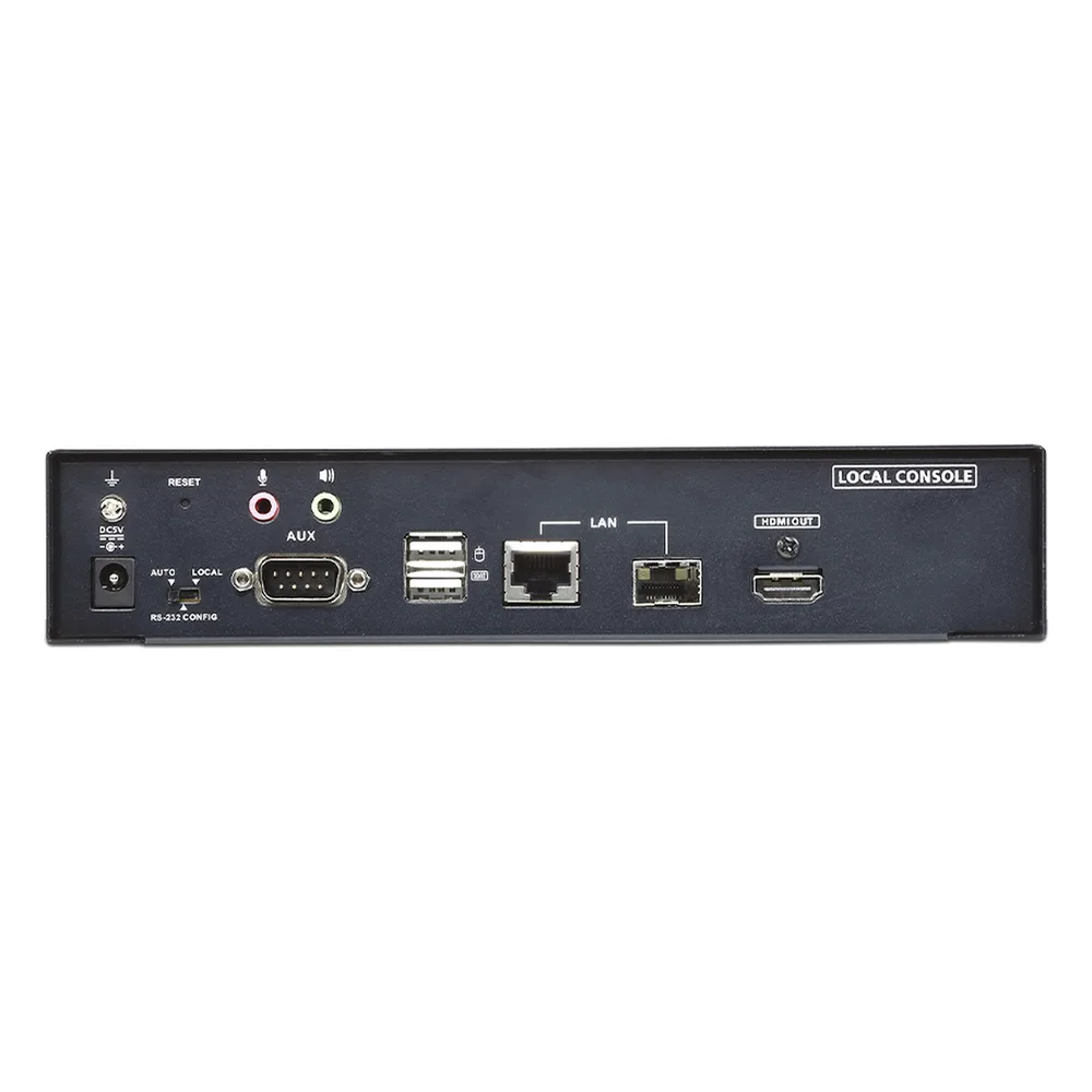 Unidad transmisora extensora 4K HDMI KVM sobre IP – vista 3