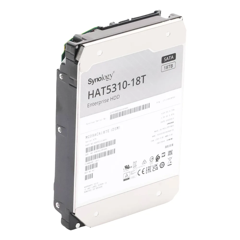 Unidades de almacenamiento empresariales / Disco duro 18TB / 7200RPM / NAS SYNOLOGY – vista 2