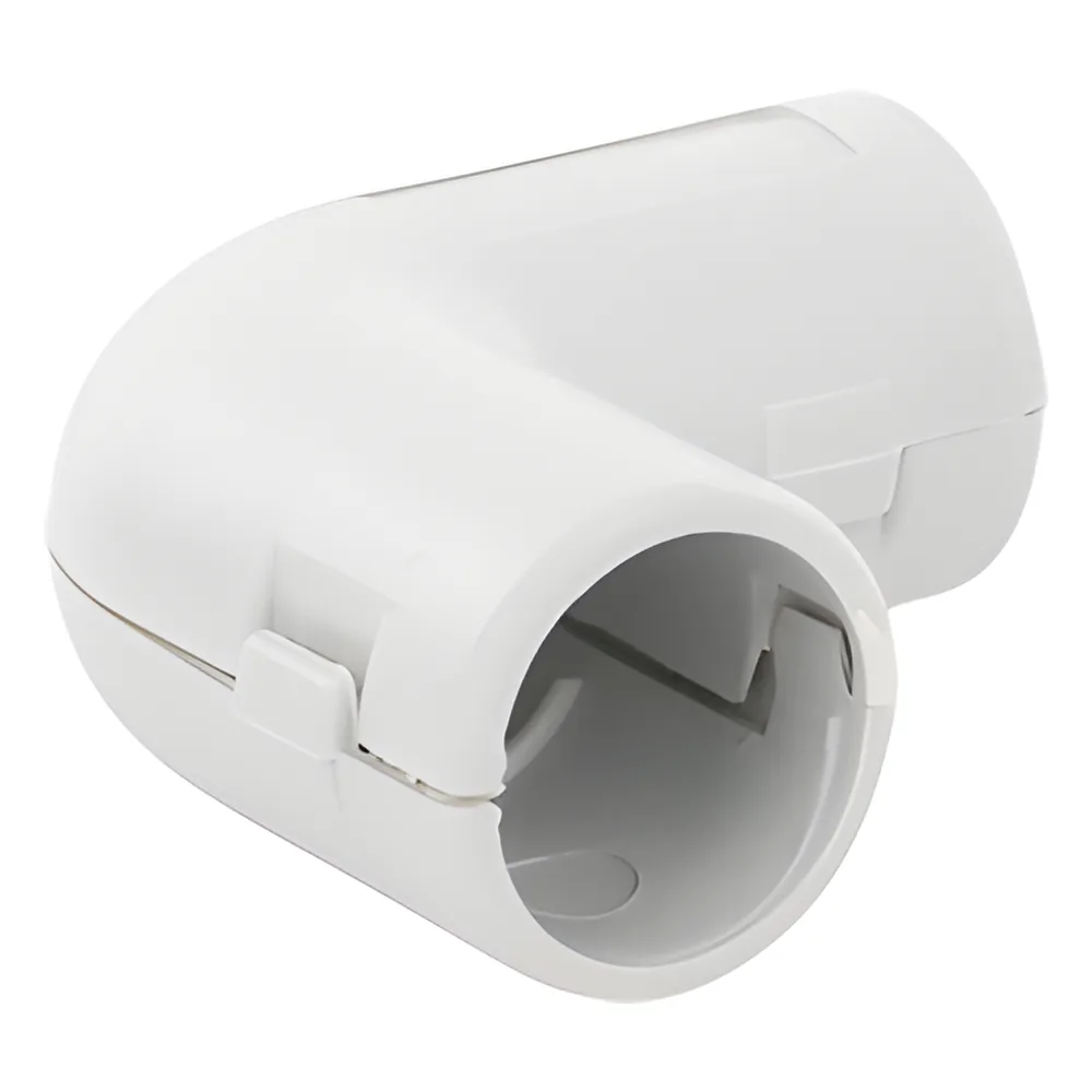 Unión en "L" (Codo) para tubería rígida, recomendado para cable eléctrico, PVC Auto-extinguible, de 16 mm – vista 4