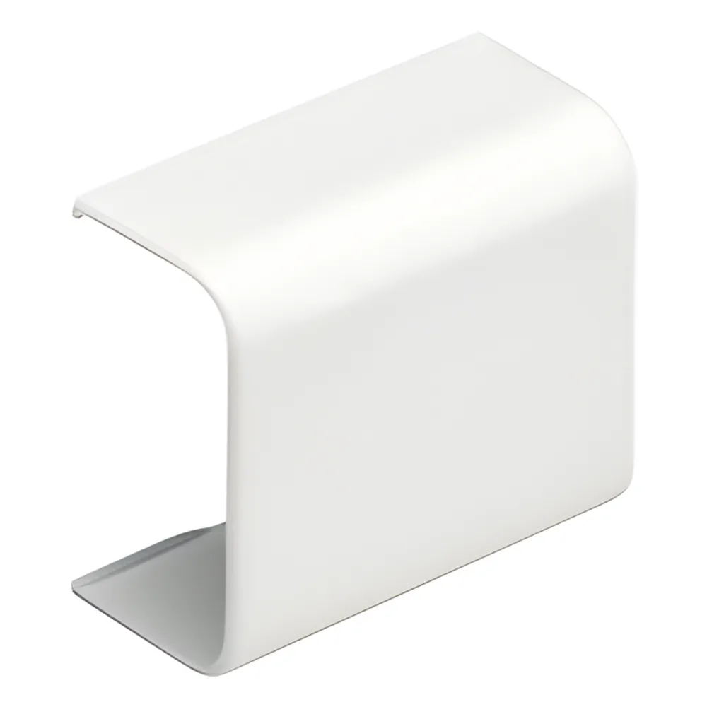 Unión recta, para uso con canaleta LD10, material ABS, Color Blanco Mate
