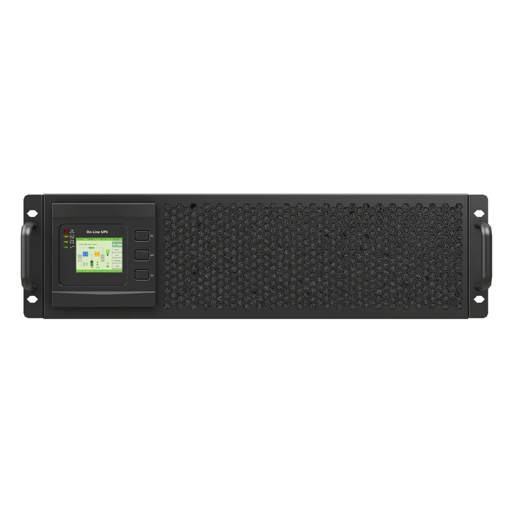 UPS de 10 KVA/10 kW, Online Doble Conversión, 120 Vac de Entrada 3 Fases, Entrada Hardwired, Onda Senoidal Pura, Torre o Rack – vista 2