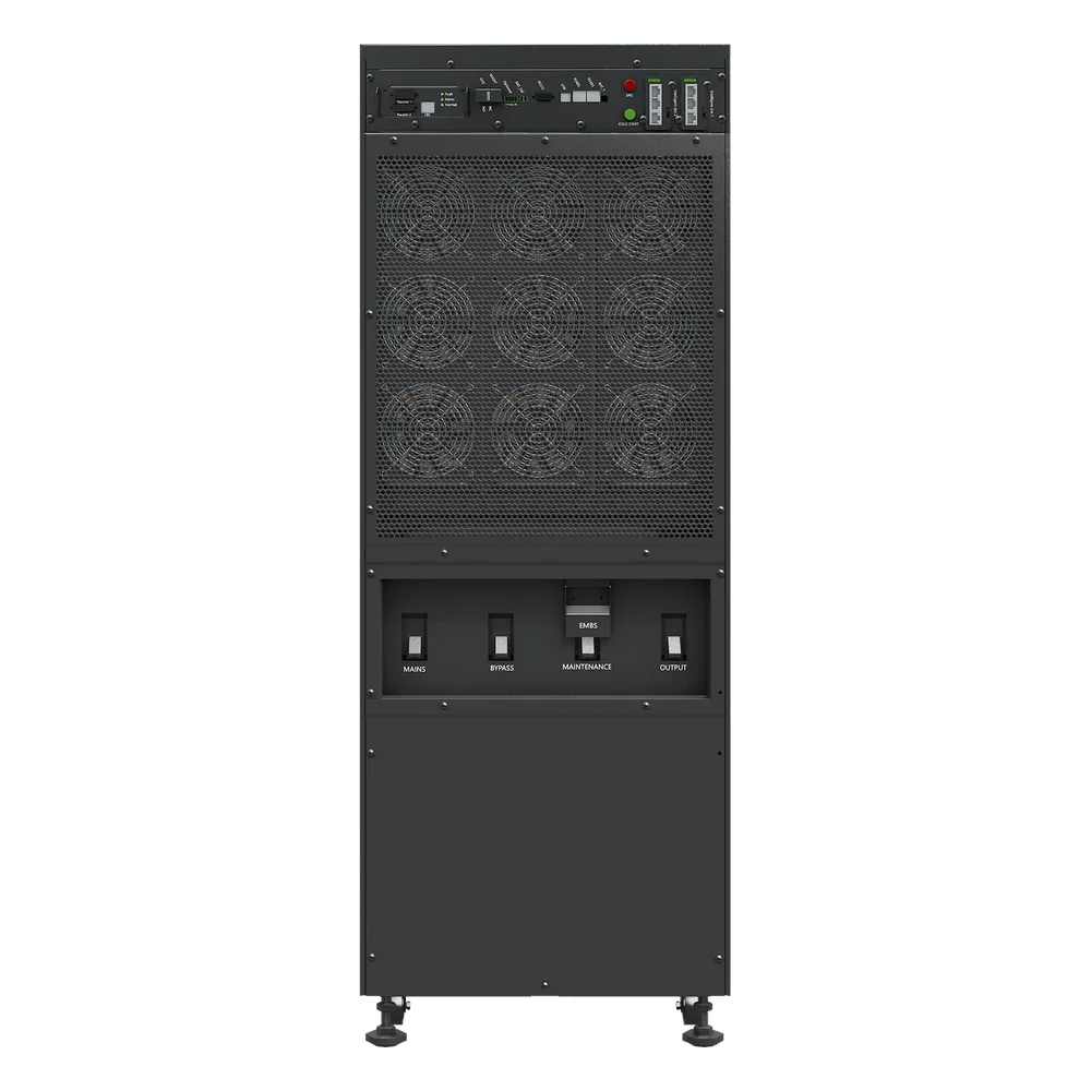 UPS de 100 KVA / Online Doble Conversión / 3F 200-240 Vac / FP 1.0 / Hasta 6 en Paralelo / Terminal Hardwired – vista 3