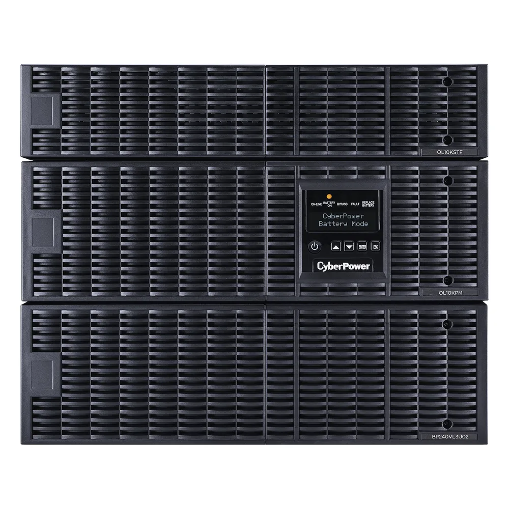 UPS de 10000 VA/10000 W, Online Doble Conversión, 200 - 240 Vac de Entrada, 120 - 240 Vac de Salida, Entrada Hardwired, Onda Senoidal Pura, Torre o Rack de 8 UR, Con 6 Tomas NEMA 5-20R, 3 NEMA L6-30R y Terminal Hardwire