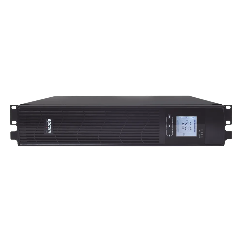 UPS de 1000VA/900W / Topología On-Line Doble Conversión / Entrada y Salida de 120 Vca / Clavija de Entrada NEMA 5-15P / Pantalla LCD Configurable /Formato Rack/Torre