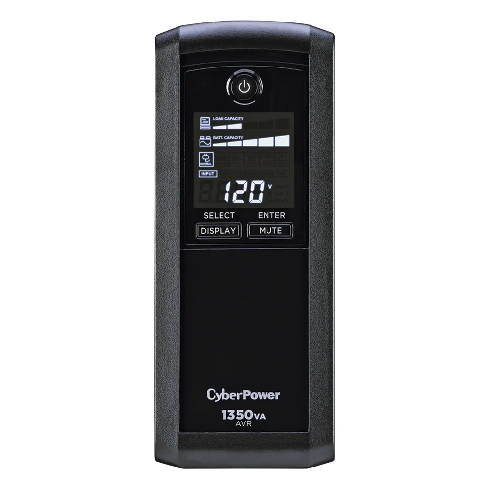 UPS de 1350 VA/815 W, Topología Línea Interactiva, Entrada 120 Vca NEMA 5-15P, Tipo Mini Torre, Con 10 Tomas NEMA 5-15R – vista 2