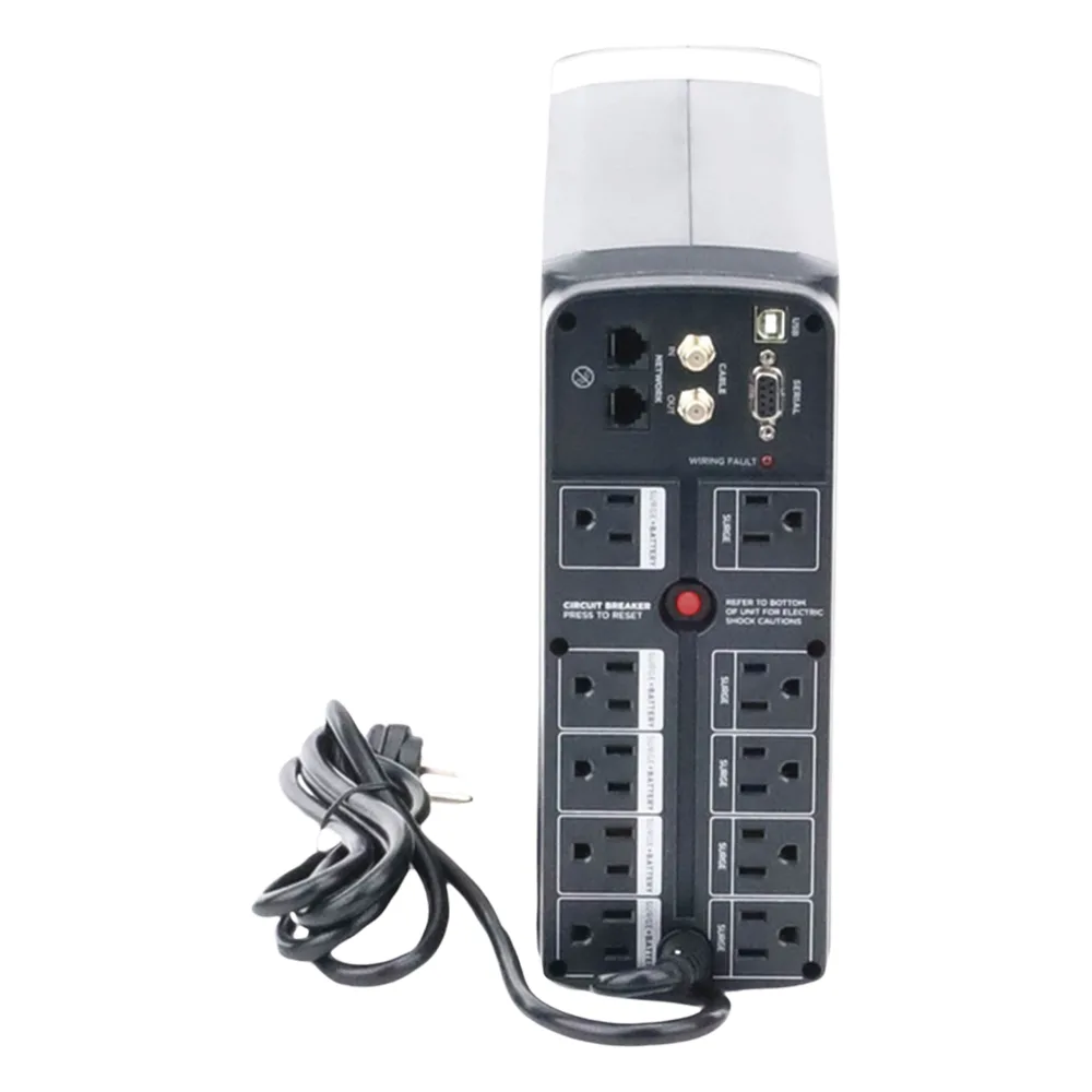 UPS de 1350 VA/815 W, Topología Línea Interactiva, Entrada 120 Vca NEMA 5-15P, Tipo Mini Torre, Con 10 Tomas NEMA 5-15R – vista 6