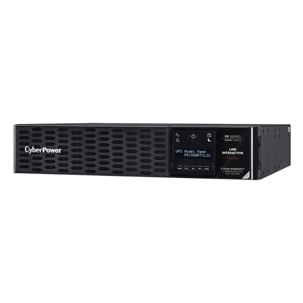 UPS de 1500 VA/1500 W, Topología Línea Interactiva, Entrada 120 Vca NEMA 5-15P, Onda Senoidal Pura, Torre o Rack 2 UR, Con 8 Tomas NEMA 5-15R – vista 3