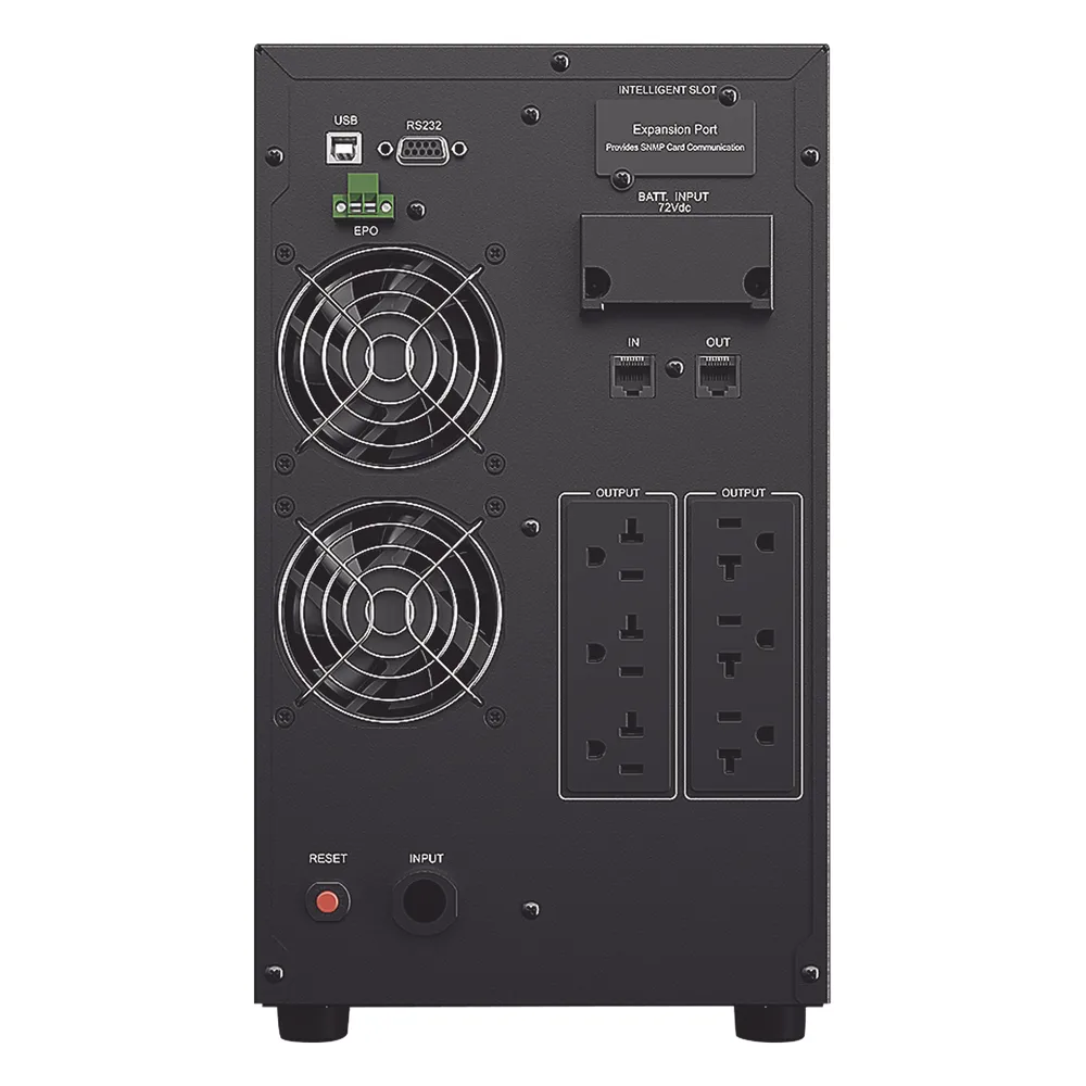 UPS de 2000 VA/1800 W, Online Doble Conversión, Entrada 120 Vca NEMA 5-20P, Onda Senoidal Pura, Tipo Torre, Con 6 Tomas NEMA 5-20R – vista 3