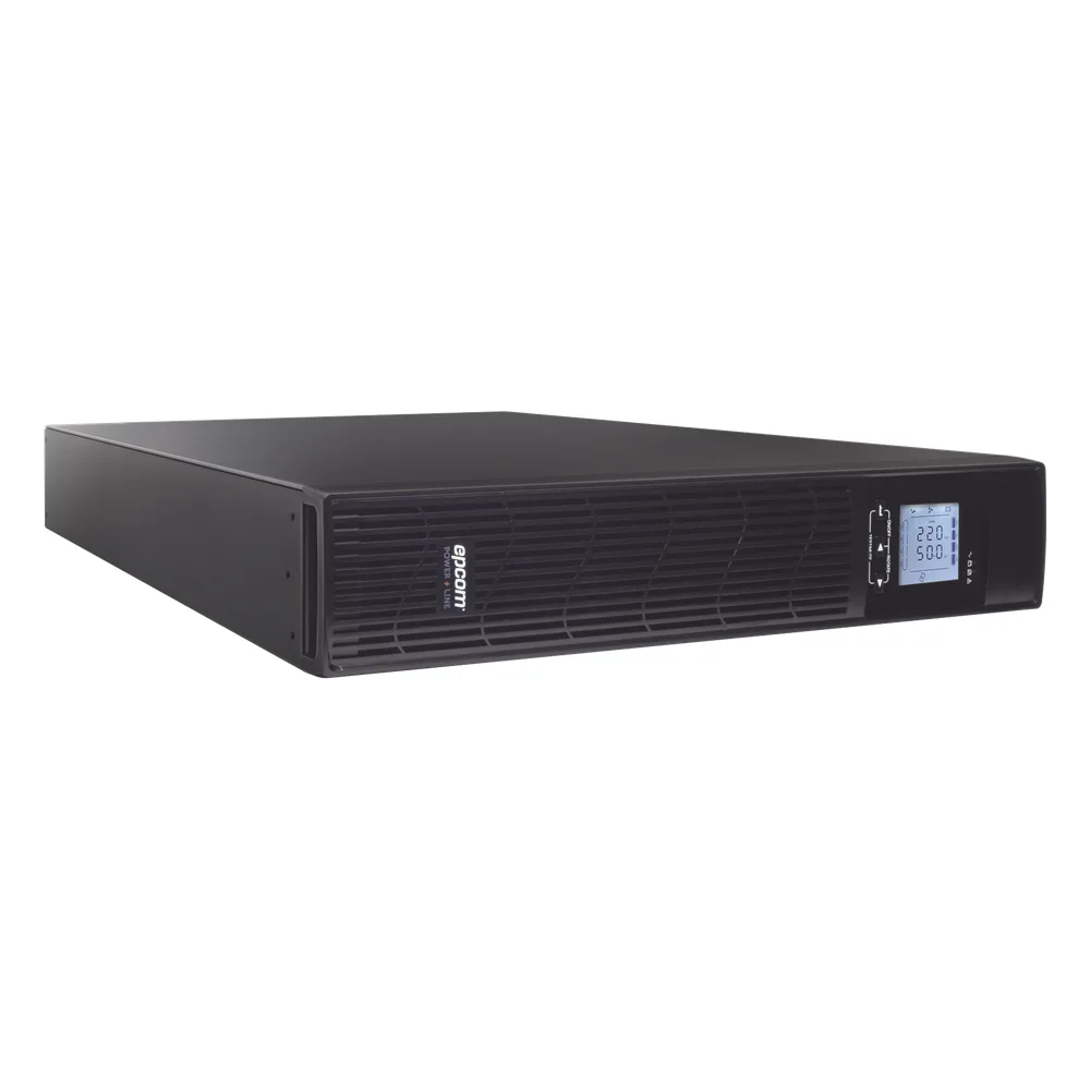 UPS de 3000VA/2700W / Topología On-Line Doble Conversión con Baterías Internas / Entrada y Salida de 120 Vca / Clavija de Entrada NEMA L5-30P / Pantalla LCD Configurable / Formato Rack/Torre – vista 2