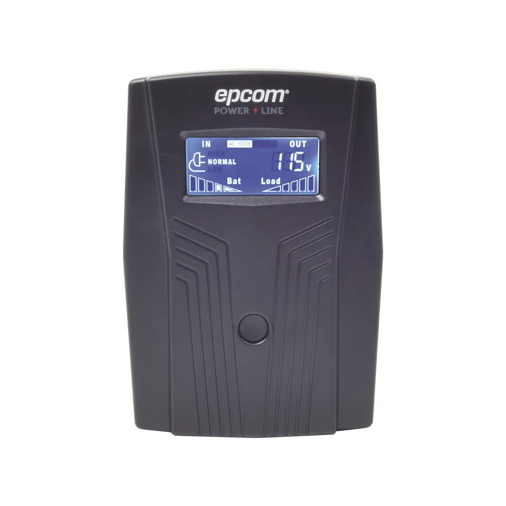UPS de 600VA/360W / Protección contra Descarga, Sobretensión y Picos Transitorios / Entrada y Salida 120 Vca / Clavija NEMA 5-15P / 4 Tomas NEMA 5-15R – vista 2