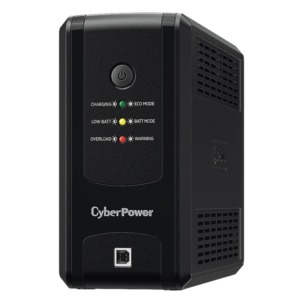 UPS de 750 VA/375 W, Topología Línea Interactiva, Entrada 120 Vca NEMA 5-15P, y 8 Salidas NEMA 5-15R, Puerto USB, Con Regulador de Voltaje (AVR)