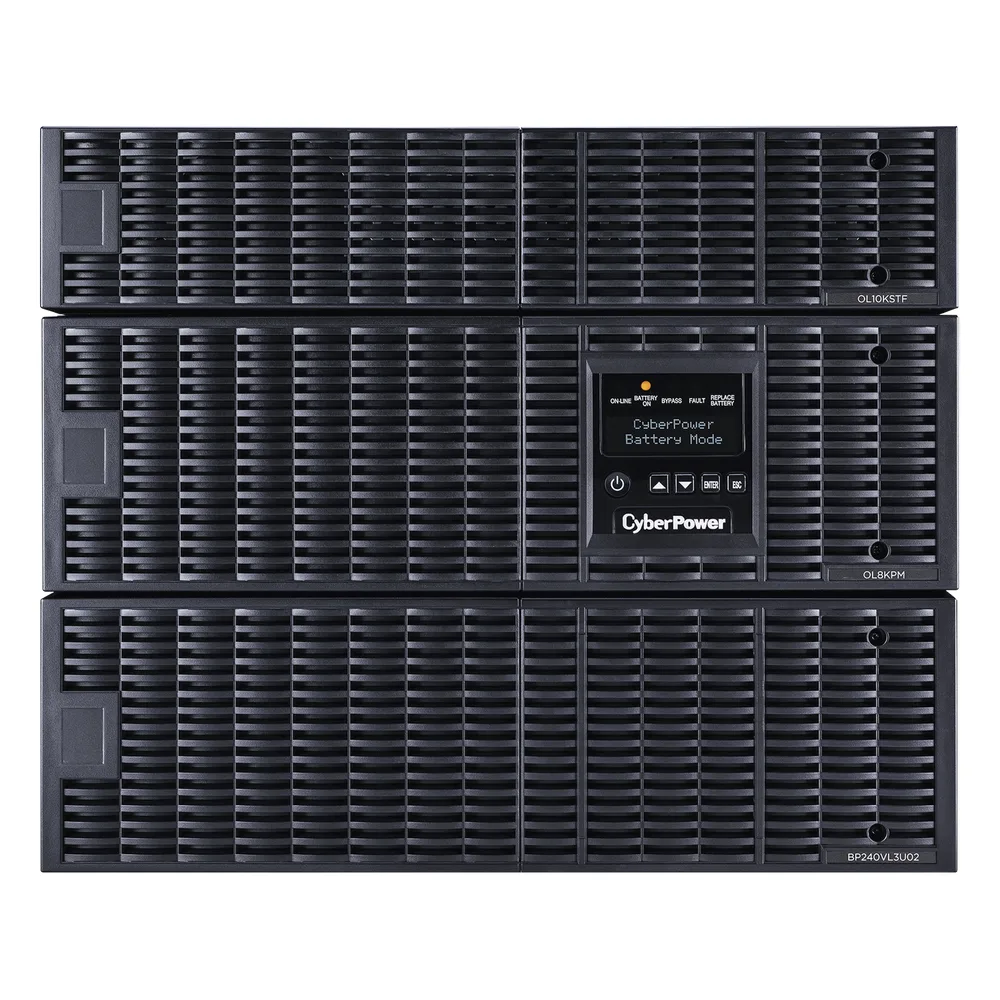 UPS de 8000 VA/8000 W, Online Doble Conversión, 200 - 240 Vac de Entrada, 120 - 240 Vac de Salida, Entrada Hardwired, Onda Senoidal Pura, Torre o Rack de 8 UR, Con 6 Tomas NEMA 5-20R, 3 NEMA L6-30R y Terminal Hardwired
