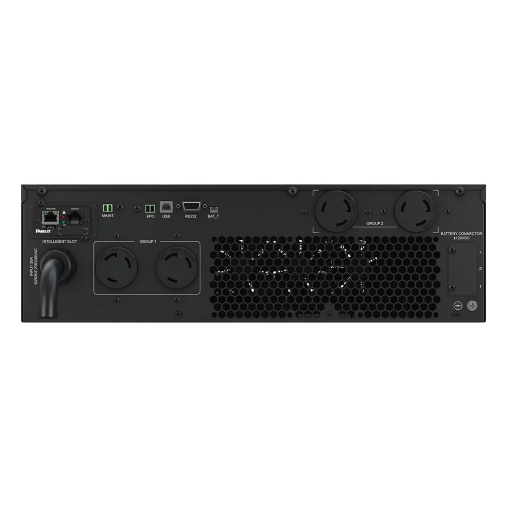 UPS SmartZone de 5000 VA/5000 W, Online Doble Conversión, Entrada 208/240 Vca NEMA L6-30P, Onda Senoidal Pura, 6 UR, Con 4 Tomas NEMA L6-30R, Incluye Tarjeta de Red y Kit de Rieles – vista 4