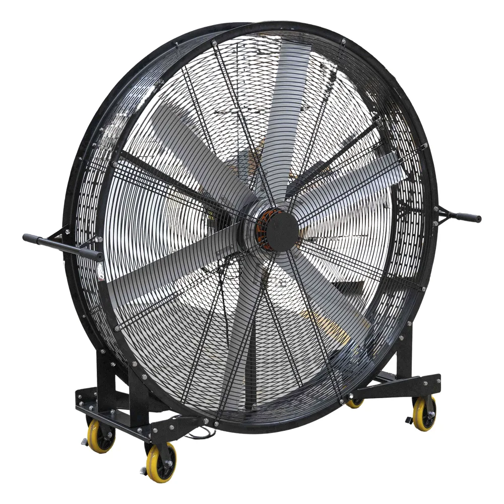 Ventilador Industrial Móvil Ultra Silencioso de 1.5 m y 127 Vca, Ideal para Almacenes, Hangares, Líneas de Producción, Gimnasios