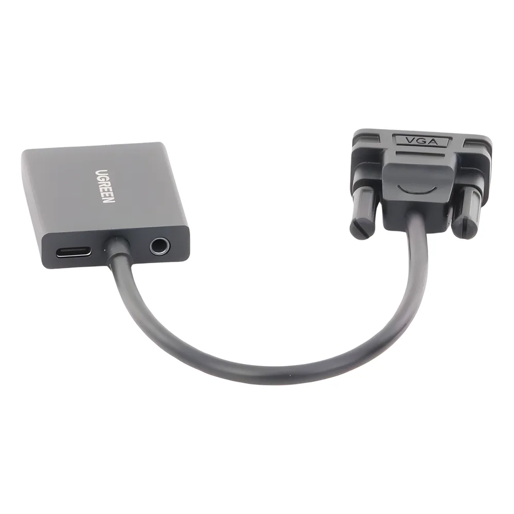 VGA Macho / Salida: HDMI Hembra / Resolución de 1080P@60Hz / Puerto Estéreo de 3.5 mm / Plug and Play, Sin Controlador / Longitud del Cable 15 cm (5.91 Pulgadas). / Incluye Cable de Alimentación USB / Incluye Cable de Audio de 3.5mm. – vista 3