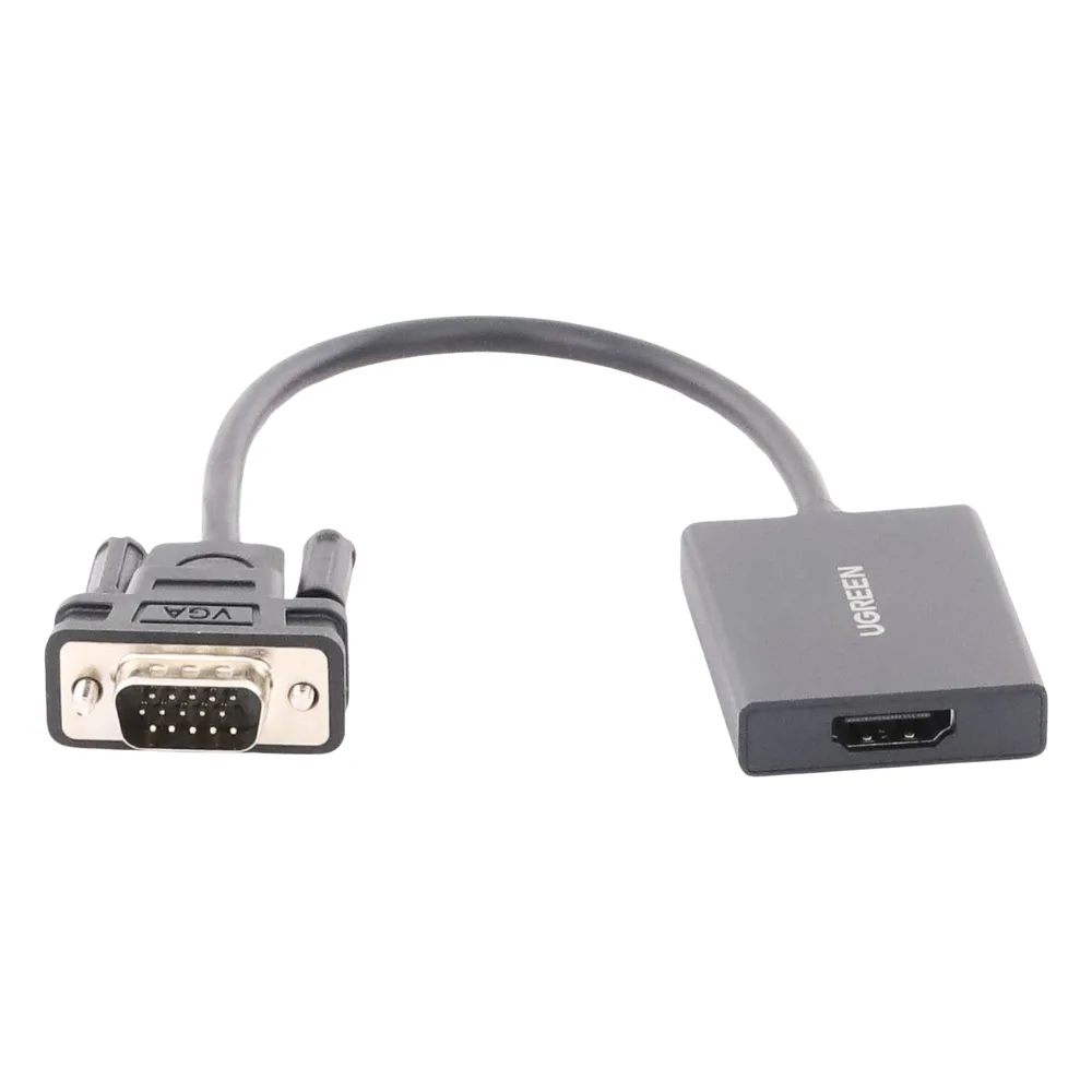 VGA Macho / Salida: HDMI Hembra / Resolución de 1080P@60Hz / Puerto Estéreo de 3.5 mm / Plug and Play, Sin Controlador / Longitud del Cable 15 cm (5.91 Pulgadas). / Incluye Cable de Alimentación USB / Incluye Cable de Audio de 3.5mm. – vista 4