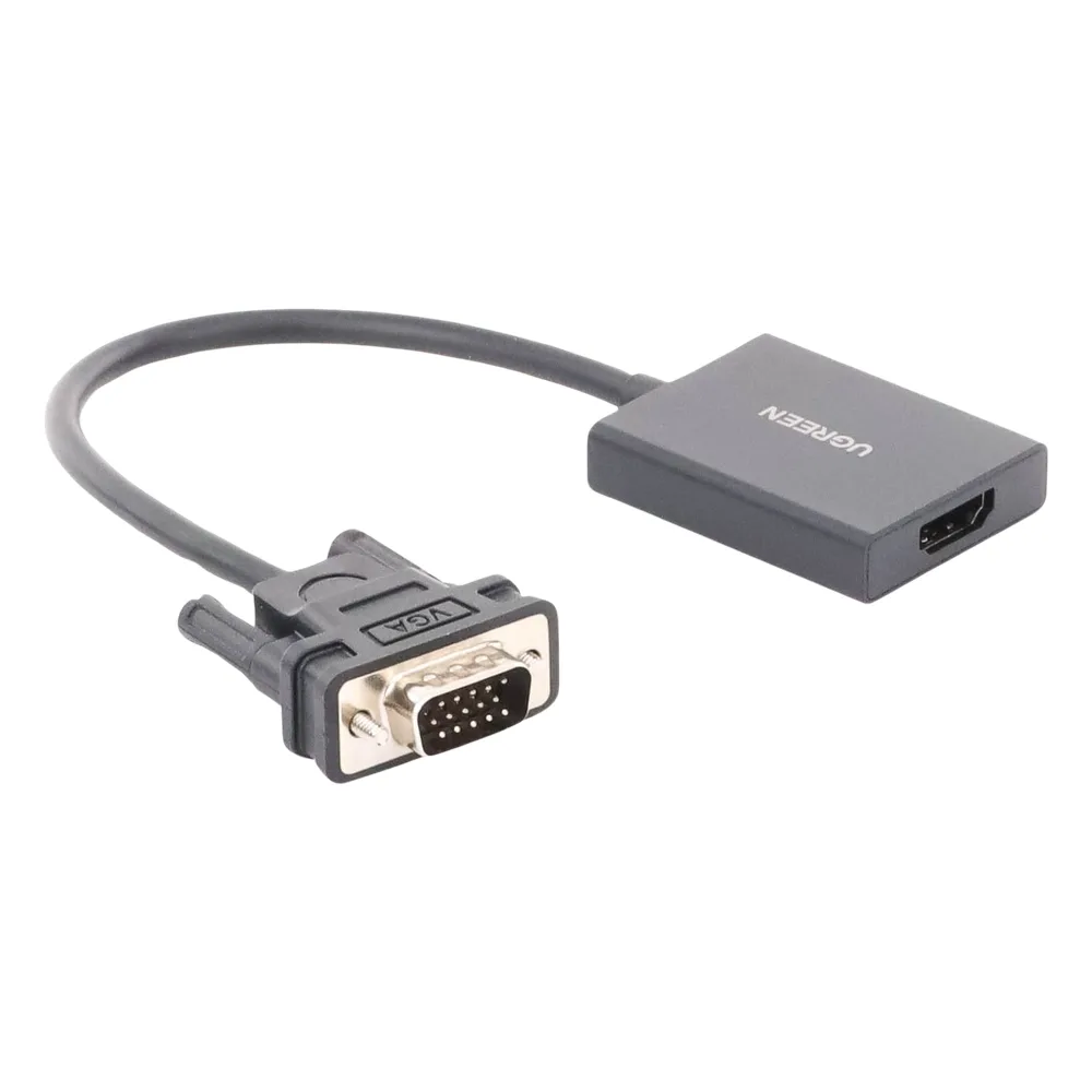 VGA Macho / Salida: HDMI Hembra / Resolución de 1080P@60Hz / Puerto Estéreo de 3.5 mm / Plug and Play, Sin Controlador / Longitud del Cable 15 cm (5.91 Pulgadas). / Incluye Cable de Alimentación USB / Incluye Cable de Audio de 3.5mm. – vista 5