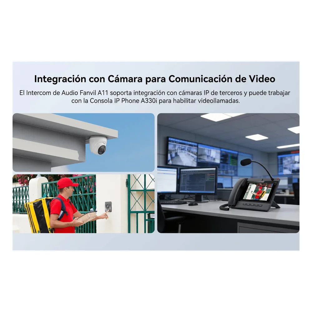 Video Intercom IP para Exterior / Cámara 4 Megapixel (1080p) / HDR e Iluminación IR / Altavoz 5W y Doble Micrófono con Reducción de Ruido / Panel Acero Inoxidable y Cuerpo Aluminio / IP66 e IK10 / PoE+ / 2 Líneas SIP – vista 11