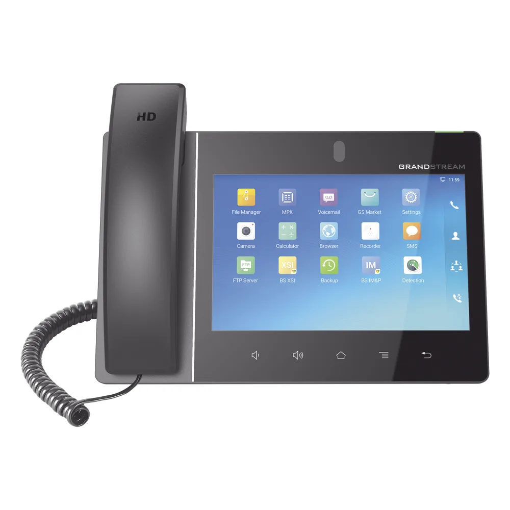 Video teléfono IP  empresarial Android con pantalla táctil (1280x800) hasta 16 líneas y 16 cuentas SIP – vista 2