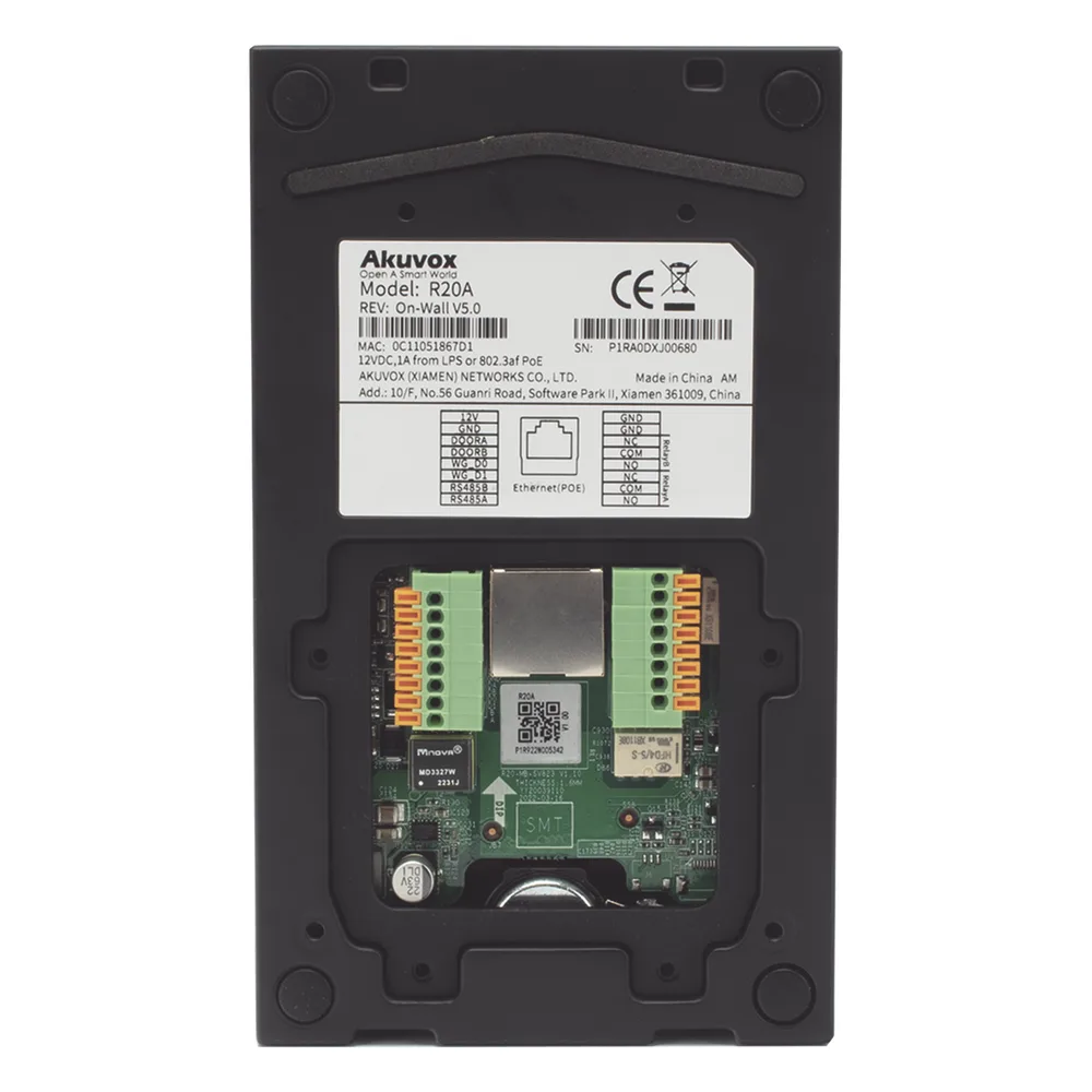 Videoportero de 1 Botón / Lector de Tarjetas MIFARE y PROX EM / Notificación a APP / 100% en la Nube / Notificación por Llamada Telefónica / SIP / ONVIF / IP65 / Cámara 2MP / Panel de Aluminio / Control de 2 Puertas – vista 4