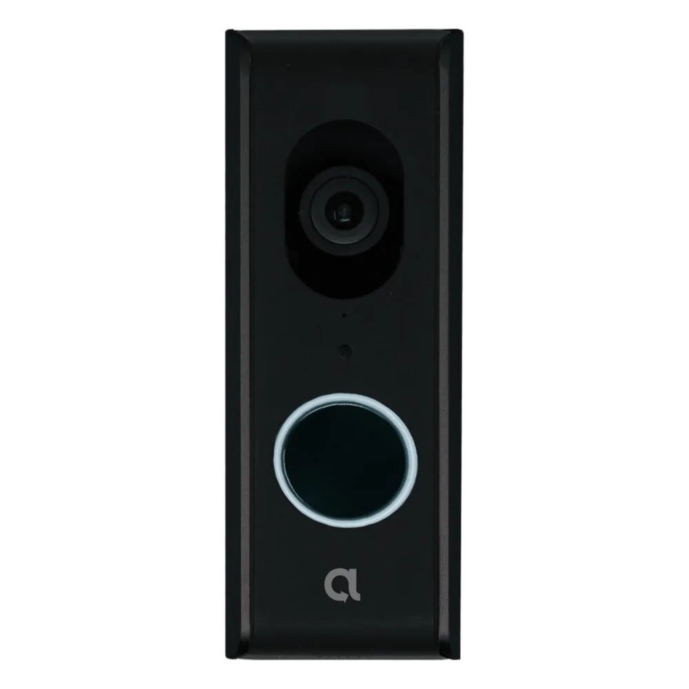 Videoportero IP ALULA / 1080P HD / 2MP / 140° Campo Visión / Visión Nocturna 4.9 m (16 ft) / Audio Bidireccional / IP55 / Wi-Fi 2.4GHz / Micro SD 128GB