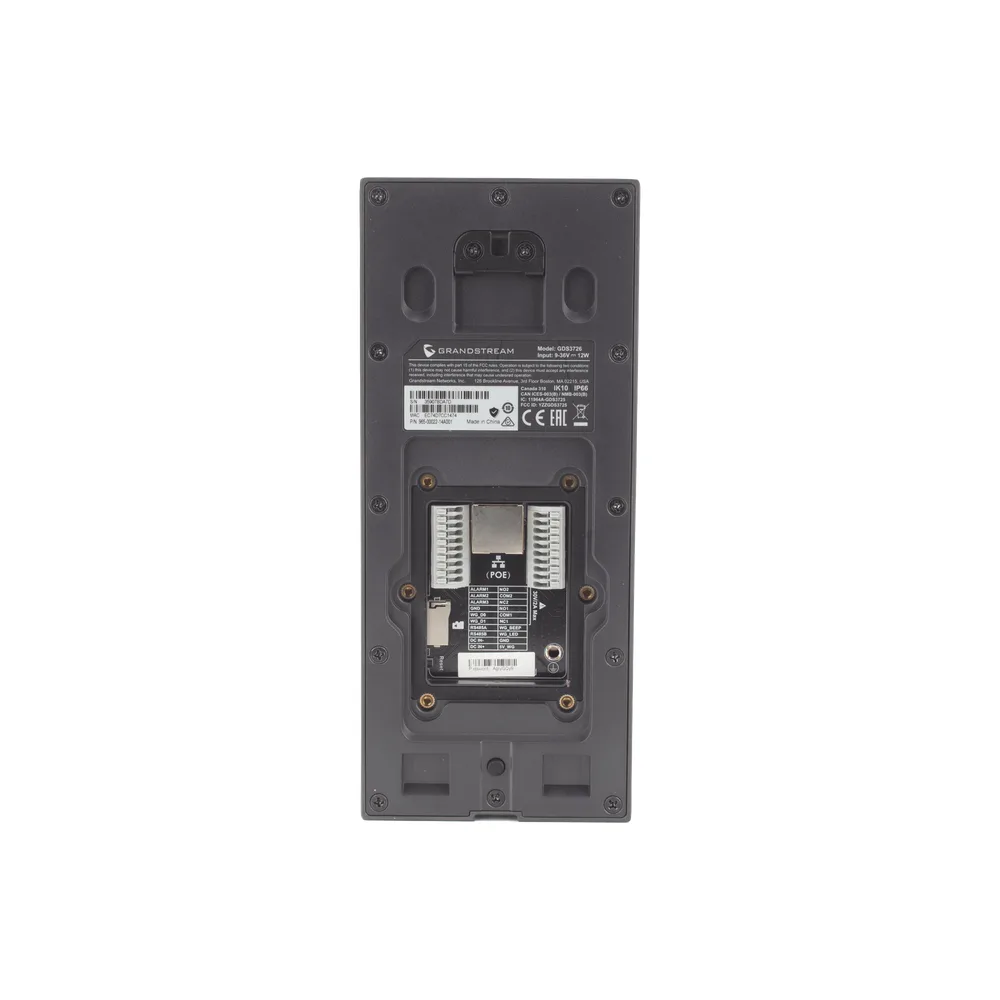Videoportero IP Inteligente GDS3726 / 2K Ultra HD 1080p / Ángulo 127° / IA ISP con Análisis de Comportamiento / Lector RFID IC-ID NFC / Múltiples Métodos de Apertura / PoE Integrado / Protección IP66 IK10 / Interoper – vista 7