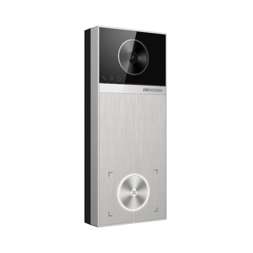 Videoportero TalkVu / 4 Megapixel / Ángulo de Visión 150° / Control de 2 Cerraduras / Desbloqueo por Tarjeta, Hik-Connect y Estación Interior / IP65 / PoE IEEE802.3at / Compatibilidad ONVIF / H.265 – vista 2