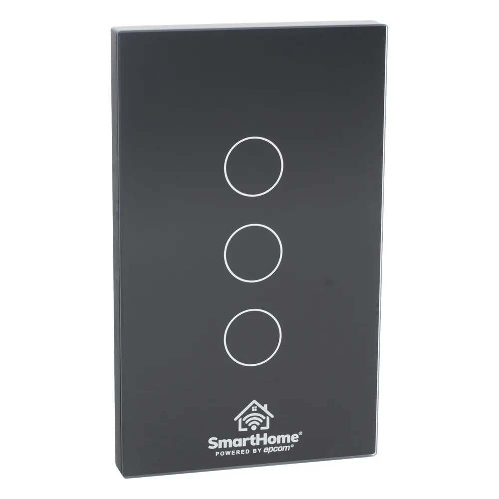(Wifi) Apagador switch inalámbrico WIFI, control de 3 regresos de carga, 110V – vista 2