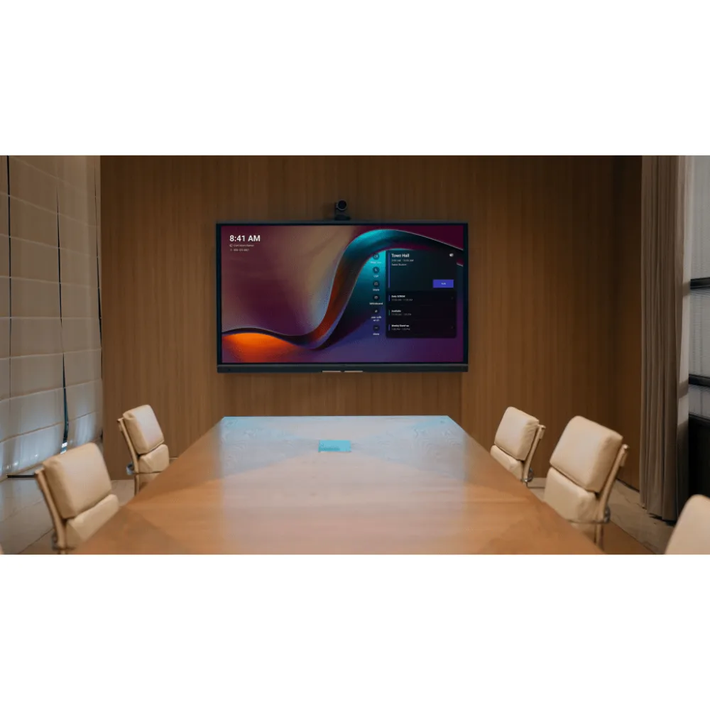 Yealink MeetingBoard 86 Pro, Centro de Colaboración Inteligente con IA, 4K UHD, Android 13, Micrófonos Integrados y Cámara Ultra Gran Angular – vista 6