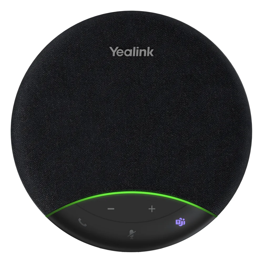 Yealink SP92, altavoz portátil con micrófono integrado, Bluetooth 5.3 con adaptador USB-C/A, alcance de captación de voz de 4 m, 20 horas de conversación, cancelación de ruido con IA. – vista 3