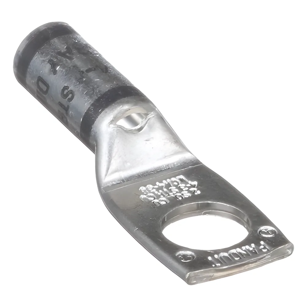 Zapata de compresión LCA4-38-L, para cal. 4 Awg, Barreno para tornillo prisionero de 3/8, 1 Pz – vista 2