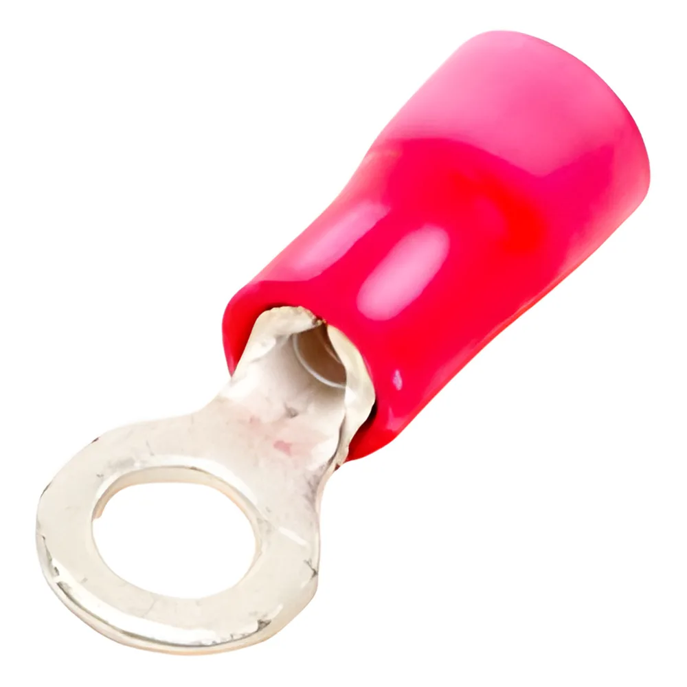 Zapata Terminal de Ojillo  para Tornillo 1/8 in (3 mm) calibre 22-16 AWG con aislamiento de vinilo. – vista 2