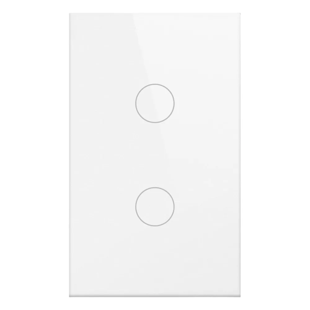 (ZigBee) Apagador switch inalámbrico ZigBee, control de 2 regresos de carga, 110V