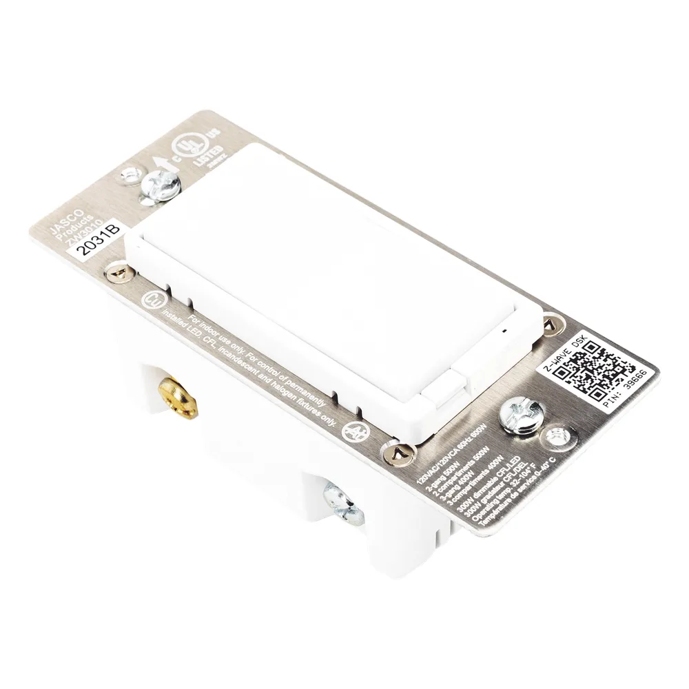 (ZWAVE) Dimmer, señal inalámbrica Z-WAVE, compatible con HUB HC7, C8, panel de alarma L5210, L7000, Total Connect. y Alarm.Com – vista 6