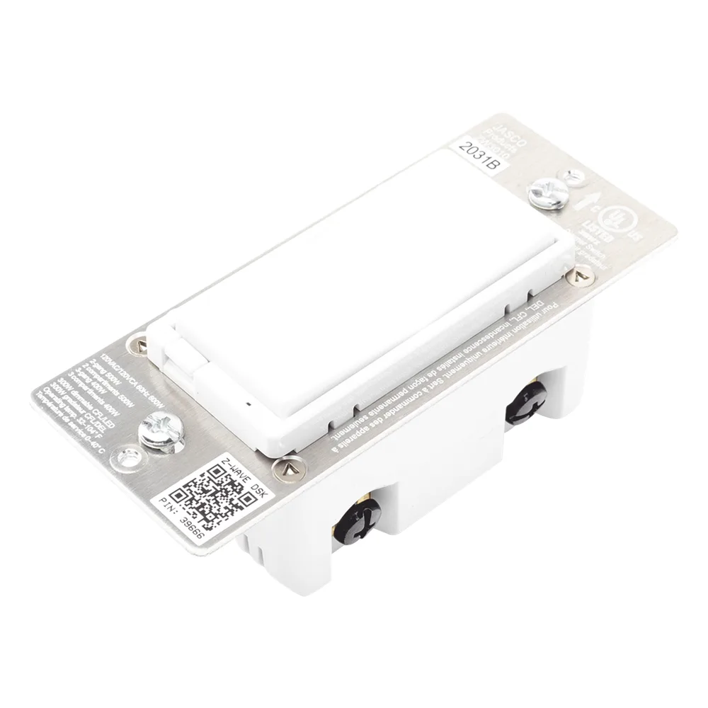 (ZWAVE) Dimmer, señal inalámbrica Z-WAVE, compatible con HUB HC7, C8, panel de alarma L5210, L7000, Total Connect. y Alarm.Com – vista 7