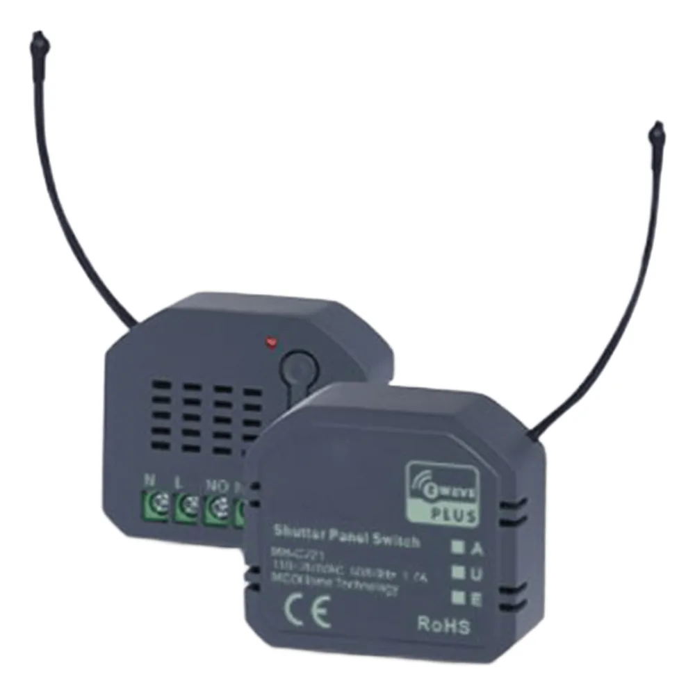 (ZWAVE) Micro modulo On/Off Shutter, ideal para garage o motores de persianas.