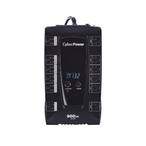 UPS de 900 VA/480 W, Topología Línea Interactiva, Entrada 120 Vca NEMA 5-15P, Tipo Gabinete Compacto, Con 12 Tomas NEMA 5-15R