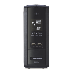 UPS de 1000 VA/600 W, Topología Línea Interactiva, Entrada 120 Vca NEMA 5-15P, Tipo Torre, Con 10 Tomas NEMA 5-15R, 5 años de garantía