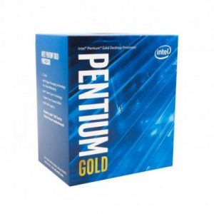 Procesador Intel Pentium Gold G6400, 4.00GHz, 2 núcleos Socket 1200, 4 MB Caché, Comet Lake. (COMPATIBLE SOLO CON MB CHIPSET 400)