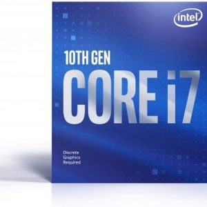 Procesador Intel Core i7-10700F 2.90GHz, 8 núcleos Socket 1200, 16 MB Caché. Comet Lake. (REQUIERE TARJETA DE VIDEO, COMPATIBLE SOLO CON MB CHIPSET 400)
