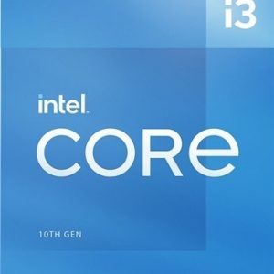 Procesador Intel Core i3-10105 3.70GHz, 4 núcleos Socket 1200, 6 MB Caché. Comet Lake. (COMPATIBLE CON MB CHIPSET 400 y 500)