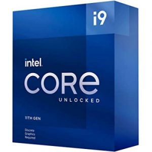 Procesador Intel Core i9-11900KF 3.50GHz, 8 núcleos Socket 1200, 16 MB Smart Caché. Rocket Lake. (REQUIERE VENTILADOR y TARJETA DE VIDEO). COMPATIBLE SOLO