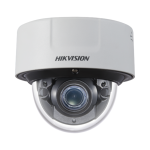 Domo IP 2 Megapixel / 30 mts IR EXIR / Lente Motorizado 2.8 – 12 mm / IK10 / H.265+ / WDR 140 dB / DeepinView / Entrada y Salida de Alarmas y Audio / ACUSENSE / MicroSD