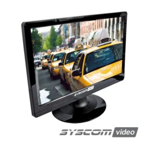 Monitor Profesional LCD de 19″, Resolución 1366x768p, Entrada de Video VGA.